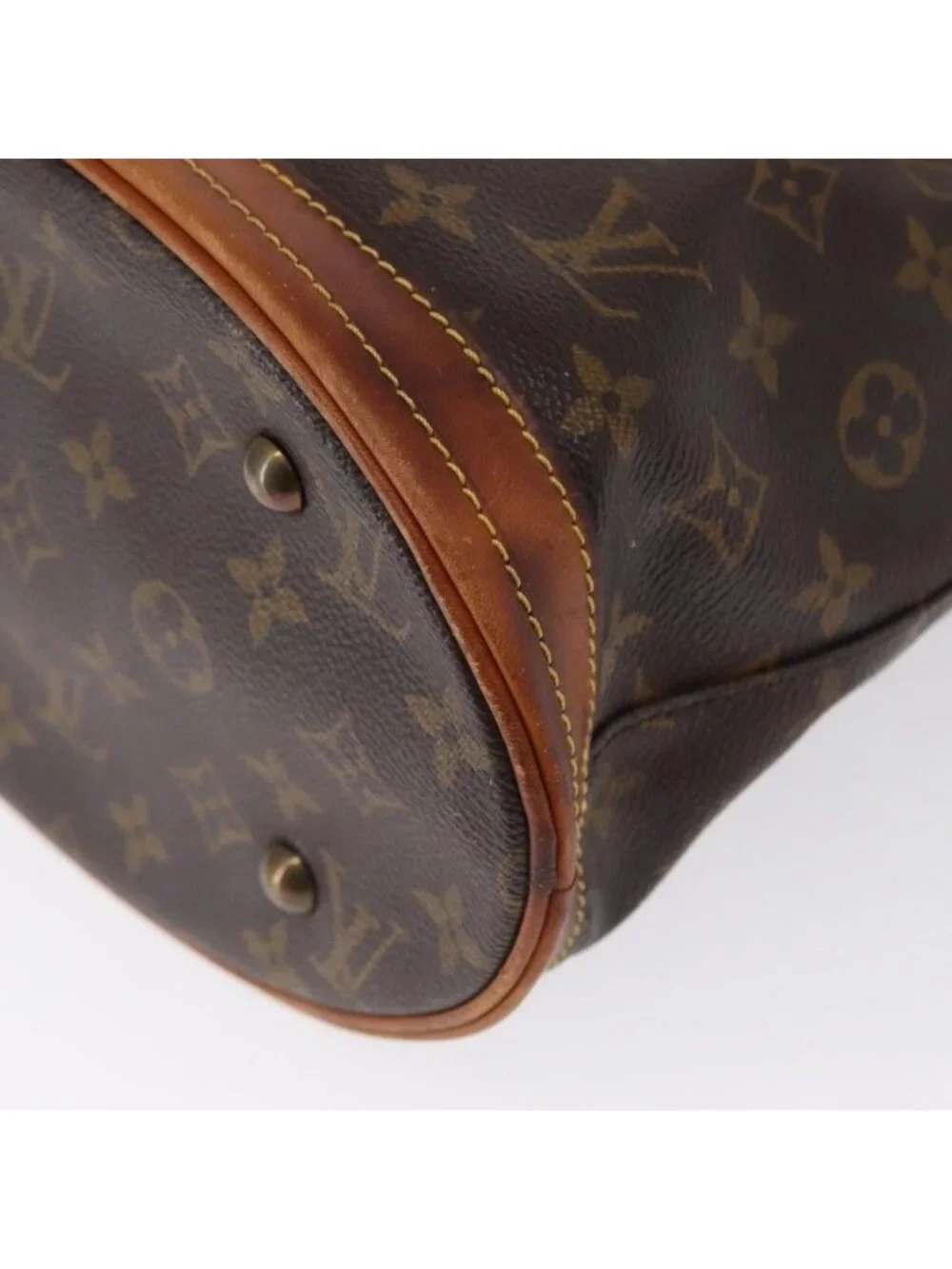 Authentic LOUIS VUITTON Monogram Bucket PM Shoulder Bag M42238 LV